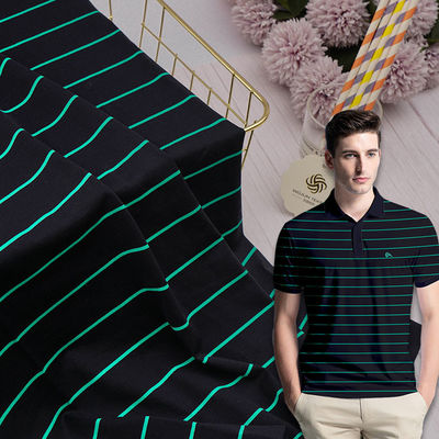 Καλή τιμή. Πλεκτό Mercerized ύφασμα βαμβακιού, βαμμένο νήμα ριγωτό ύφασμα βαμβακιού της δεκαετίας του '60 σε απευθείας σύνδεση