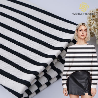 Καλή τιμή. Γαλλικό ύφασμα βαμβακιού του Terry αντίστασης τριψίματος, ριγωτό κτενισμένο ύφασμα βαμβακιού σε απευθείας σύνδεση