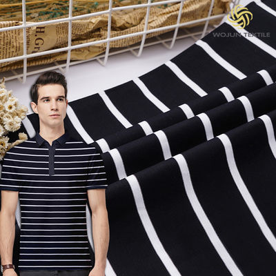 100 βαμβάκι T-shirt ύφασμα ριγέ μαλακό υλικό 175gm για οικιακά υφάσματα