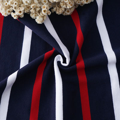 Καλή τιμή. S-200422 πλέξτε το ριγωτό ύφασμα, ριγωτή σύσταση υφάσματος πουκάμισων πόλο 175cm 185gsm σε απευθείας σύνδεση