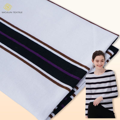 Καλή τιμή. 100% βαμβάκι με υφή ράβδων Γκρι και μαύρο μαλακό νήμα βαμμένο υλικό σε απευθείας σύνδεση