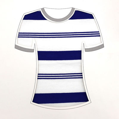 Καλή τιμή. Νήμα βαμμένο ριγέ βαμβακερό ύφασμα φιλικό προς το περιβάλλον 32S 185gsm μαλακή επιφάνεια σε απευθείας σύνδεση