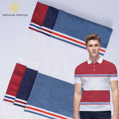 Καλή τιμή. Αναπνευστικό βαμβάκι Pique ύφασμα διπλό νήμα πλεκτή υφή 185cm WJ-402-19520 σε απευθείας σύνδεση