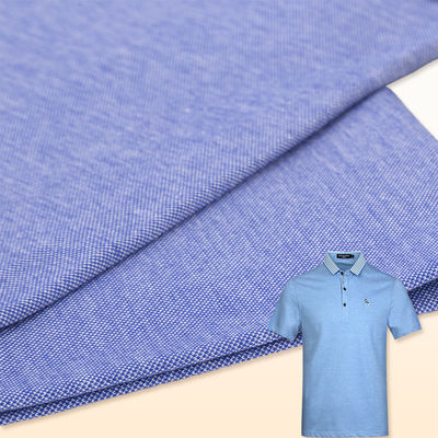 Καλή τιμή. Ελαφρύ υλικό βαμβακιού pique χαμηλή συρρίκνωση μαλακό λευκό ύφασμα σε απευθείας σύνδεση