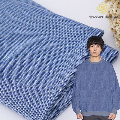 Καλή τιμή. Καθαρό βαμβάκι Σκληρό πλεκτό ύφασμα Προσαρμόστε υφασμάτινο πουλόβερ για γαλλικό Terry σε απευθείας σύνδεση