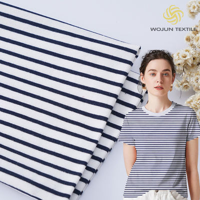 Καλή τιμή. Καθαρό βαμβάκι που απορροφά τον ιδρώτα... ραβδισμένο πλεκτό ύφασμα για μπλουζάκι... αναπνευστικό και υγιεινό. σε απευθείας σύνδεση