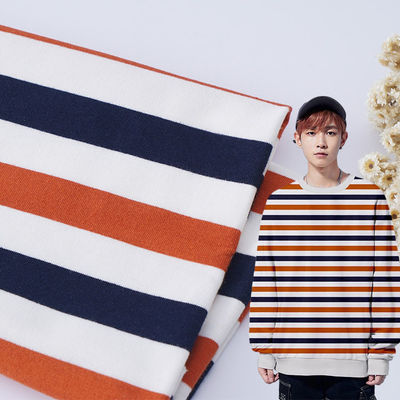 Καλή τιμή. Συγκεντρωτικό υφαντικό βαμβάκι Γαλλικό ύφασμα Terry ριγέ τύπου Για ενδύματα σε απευθείας σύνδεση