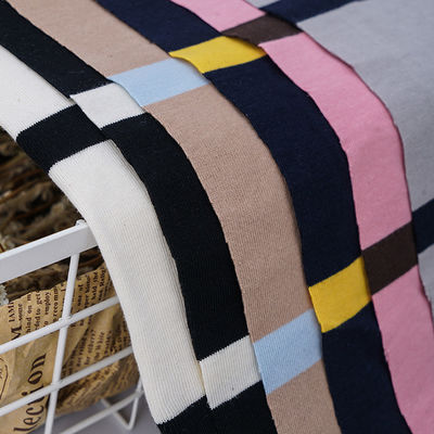 Καλή τιμή. Στυλάτο και ανθεκτικό άνετο και διπλό νήμα απλό βαμβάκι ριγέ βαμβάκι για μπλουζάκι σε απευθείας σύνδεση