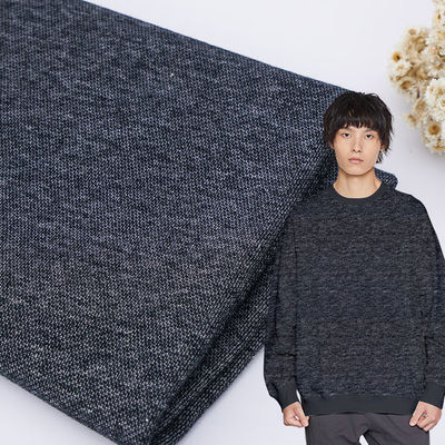 Καλή τιμή. Στυλάτο και παχύ, όχι εύκολα παραμορφωμένο γενναιόδωρο και τυχαίο ράβδους πλεκτό ύφασμα για γαλλικό τέρυ σε απευθείας σύνδεση