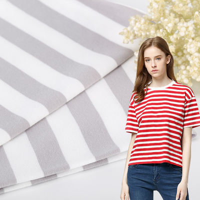 Καλή τιμή. Ευέλικτο, απαλό, απαλό, ριγέ βαμβάκι, εύκολο στην ξήρανση, φιλικό προς το δέρμα σε απευθείας σύνδεση