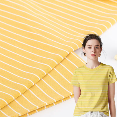 Καλή τιμή. Φαισθητικό άνετο απλό τζέρσε με ράβδους βαμβακερό ύφασμα για μπλουζάκι φιλικό στο δέρμα σε απευθείας σύνδεση