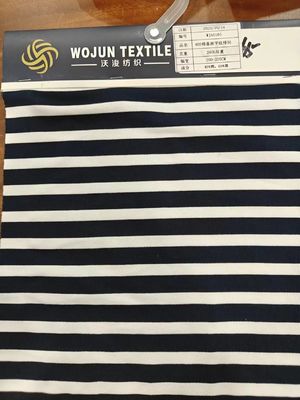 Καλή τιμή. Αντι-Πίλινγκ και ελαστικό άνετο γρήγορο ξήρανση ριγέ υλικό ύφασμα για μπλουζάκι σε απευθείας σύνδεση