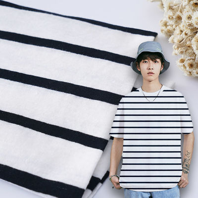 Καλή τιμή. Ελαφριά και υγρασία απορρόφηση Εύκολο στη φροντίδα ριγέ πλεκτά ύφασμα για φόρεμα γυμναστικής σε απευθείας σύνδεση