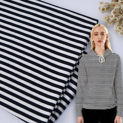 Καλή τιμή. Ανθεκτικό και μαλακό άνετο, φιλικό προς το δέρμα, ραβδωτό πλεκτό ύφασμα για τσάντα. σε απευθείας σύνδεση