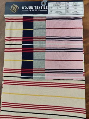 Καλή τιμή. Αναπνευστικό και ανθεκτικό απορροφητικό ιδρώτα ριγέ υφάσματα για μπλουζάκι πόλο σε απευθείας σύνδεση