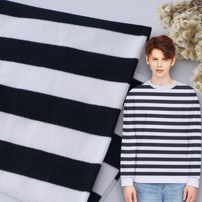 Καλή τιμή. Αναπνευστικό και ανθεκτικό απορροφητικό ιδρώτα ριγέ υφάσματα για μπλουζάκι πόλο σε απευθείας σύνδεση