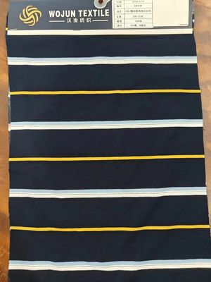 Καλή τιμή. Εύκολη φροντίδα και υψηλής ποιότητας καθαρό άνετο ραβδωτό πλεκτό ύφασμα για μπλουζάκι πόλο σε απευθείας σύνδεση