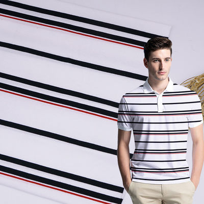 Καλή τιμή. Ελαφρύ και υγρασία-απορροφούν και ομαλό ριγέ πλεκτό ύφασμα για την περιστασιακή χρήση σε απευθείας σύνδεση