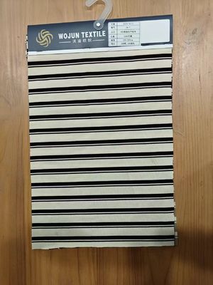 Καλή τιμή. Σιγά και απαλό και φιλικό προς το δέρμα υγιές ραβδωτό πλεκτό ύφασμα για μπλουζάκι σε απευθείας σύνδεση