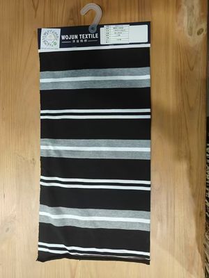 Καλή τιμή. Φυσικό και καθαρό βαμβάκι Φαισθησιακό ραβδωτό πλεκτό ύφασμα για καθημερινή χρήση σε απευθείας σύνδεση