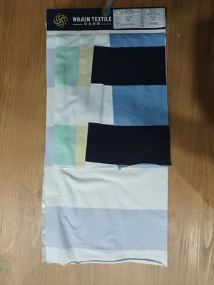 Καλή τιμή. Φαισθητικό και μαλακό, απαλό και φιλικό προς το δέρμα, ραβδωτό πλεκτό ύφασμα για μπλουζάκι σε απευθείας σύνδεση