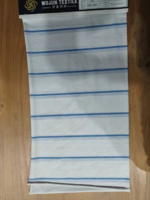 Καλή τιμή. Αναπνευστικό άνετο φυσικό και ανθεκτικό ριγέ υφάσματα για μπλουζάκια σε απευθείας σύνδεση