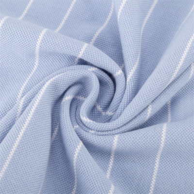 Καλή τιμή. Εύκολο να παραμορφωθεί και αναπνευστικό βαμβακερό ύφασμα για μπλουζάκι πόλο σε απευθείας σύνδεση