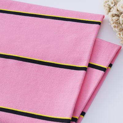 Καλή τιμή. Φιλικό προς το δέρμα και πολύχρωμο εξατομικευμένο ραβδωτό πλεκτό ύφασμα για καθημερινή χρήση σε απευθείας σύνδεση