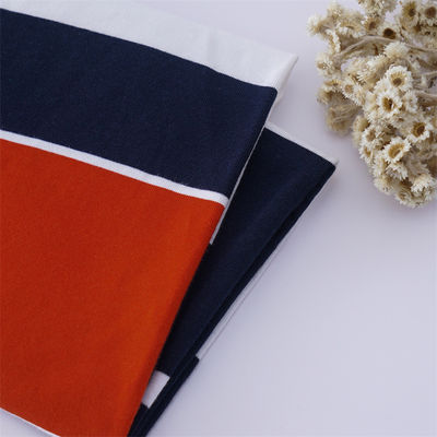 Καλή τιμή. Φιλικό προς το δέρμα, φυσικό, απορροφητικό του ιδρώτα, ραβδωτό πλεκτό ύφασμα για καθημερινή χρήση σε απευθείας σύνδεση