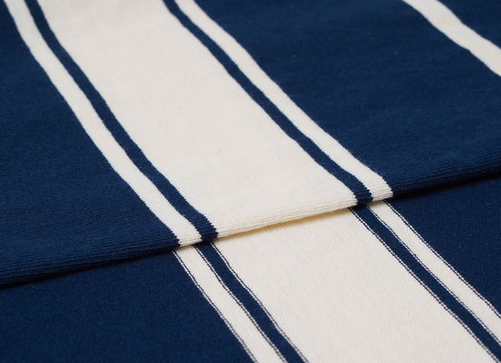 Καλή τιμή. Αναπνευστική μαλακή και άνετη φροντίδα και φιλική προς το δέρμα απλή ραβδωτή πλεκτή ύλη για καθημερινή χρήση σε απευθείας σύνδεση