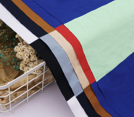 Καλή τιμή. Διπλό φιλικό προς το δέρμα και φυσικό φιλικό προς το περιβάλλον ραβδωτό πλεκτό ύφασμα για μπλουζάκι σε απευθείας σύνδεση