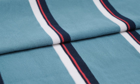 Καλή τιμή. Αναζωογονητικό, αναπνευστικό και υγιεινό φυσικό ραβδωτό πλεκτό ύφασμα για καθημερινή χρήση σε απευθείας σύνδεση