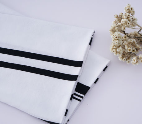 Καλή τιμή. Ανθεκτικό στην φθορά, αναπνευστικό και φιλικό προς το περιβάλλον υλικό ραβδωτού πλέγματος για μπλούζα πόλο σε απευθείας σύνδεση