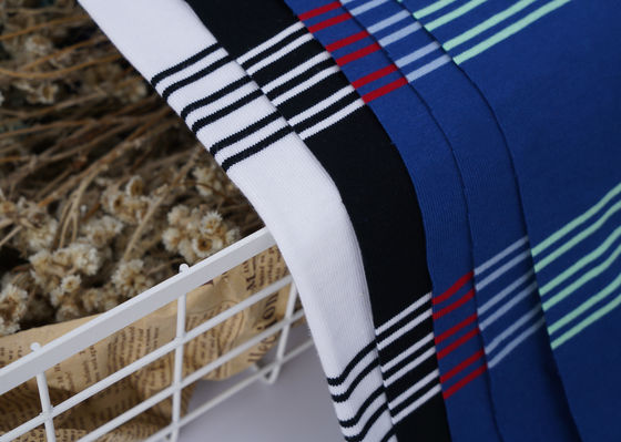 Καλή τιμή. Ελαφρύ και υγιές ανθεκτικό στην φθορά, φιλικό προς το δέρμα, ραβδωτό πλεκτό ύφασμα για μπλουζάκι σε απευθείας σύνδεση