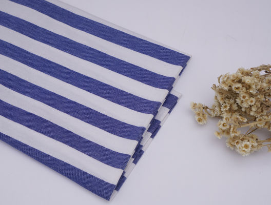 Καλή τιμή. Αναπνευστικό, γρήγορα στεγνώσιμο, ανθεκτικό στην φθορά υγιές ραβδωτό πλεκτό ύφασμα για μπλούζα πόλο σε απευθείας σύνδεση