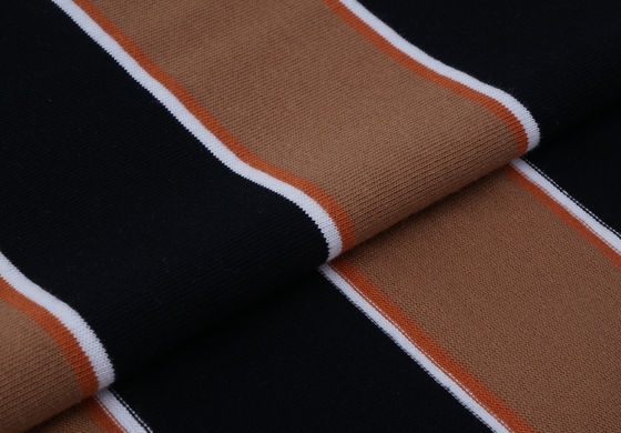 Καλή τιμή. Απορροφητικό ιδρώτα, αναζωογονητικό, φιλικό προς το δέρμα, αντιπλεγμονώδες, εύθραυστο, ριγέ πλεκτό για μπλουζάκι σε απευθείας σύνδεση