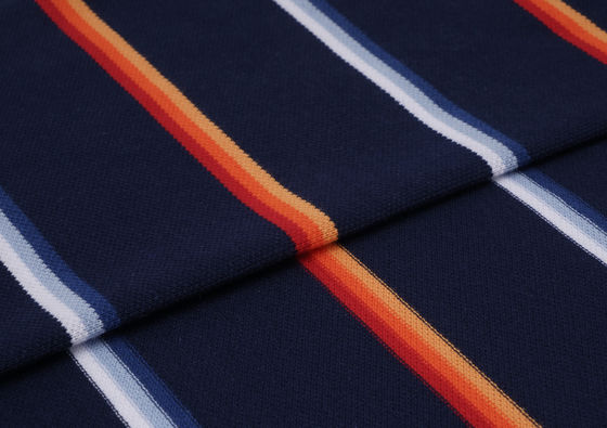 Καλή τιμή. Ελαφρύ και Αεριζόμενο Μαλακό Ριγέ Πλεκτό Ύφασμα Για Casual Wear σε απευθείας σύνδεση