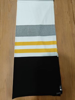 Καλή τιμή. Υγιές, φιλικό προς το δέρμα, μαλακό, άνετο, ριγέ υλικό ύφασμα για μπλουζάκι σε απευθείας σύνδεση