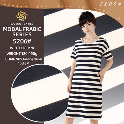 Καλή τιμή. Αναπνεύσιμο και απομακρυντικό υγρασίας και λείο ριγέ βαμβακερό ύφασμα για casual wear σε απευθείας σύνδεση