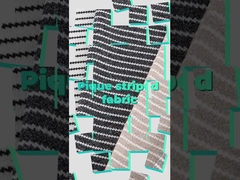 Αναπνευστικό πλεκτό ύφασμα, πολύχρωμο πρεσβύτερο ριγέ μπλουζάκι